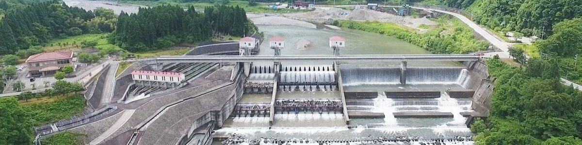 横江頭首工：常願寺川沿岸用水土地改良区連合